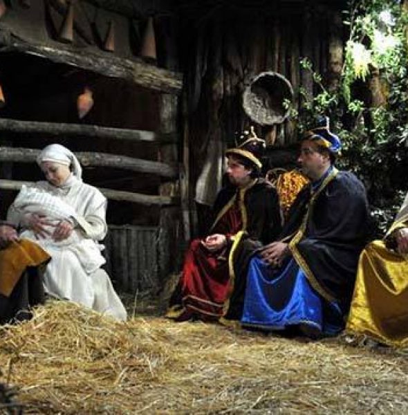 Live Nativity Scene in downtown Vicenza