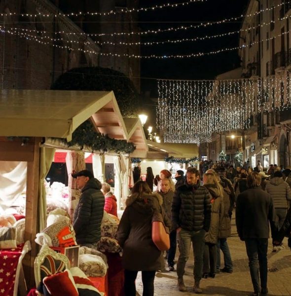 Christmas Market at Corso Fogazzaro in Vicenza