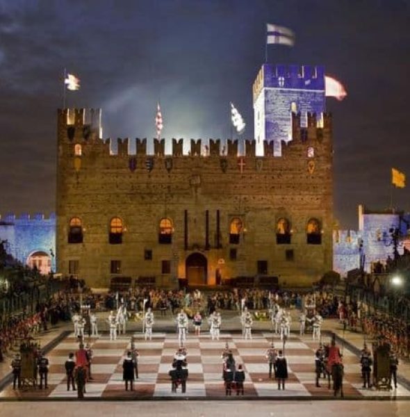 Live Human Chess Game in Marostica