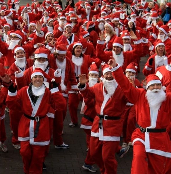 Run Santa Claus, run! 2 km charity Run downtown Vicenza