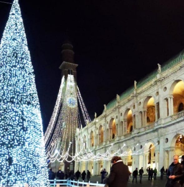 Christmas lighting ceremony in Vicenza